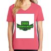 Cotton Women's V-neck Tee sing united test Thumbnail