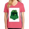 Cotton Women's V-neck Tee sing united test Thumbnail