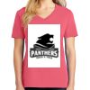 Cotton Women's V-neck Tee sing united test Thumbnail