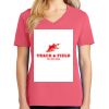 Cotton Women's V-neck Tee sing united test Thumbnail