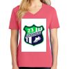 Cotton Women's V-neck Tee sing united test Thumbnail