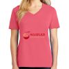 Cotton Women's V-neck Tee sing united test Thumbnail