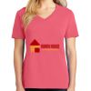 Cotton Women's V-neck Tee sing united test Thumbnail