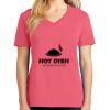 Cotton Women's V-neck Tee sing united test Thumbnail