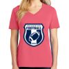 Cotton Women's V-neck Tee sing united test Thumbnail