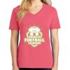 Cotton Women's V-neck Tee sing united test Thumbnail