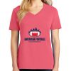 Cotton Women's V-neck Tee sing united test Thumbnail