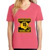 Cotton Women's V-neck Tee sing united test Thumbnail