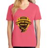 Cotton Women's V-neck Tee sing united test Thumbnail