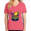 Cotton Women's V-neck Tee sing united test Thumbnail