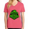 Cotton Women's V-neck Tee sing united test Thumbnail