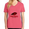 Cotton Women's V-neck Tee sing united test Thumbnail