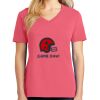 Cotton Women's V-neck Tee sing united test Thumbnail
