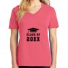 Cotton Women's V-neck Tee sing united test Thumbnail