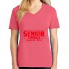 Cotton Women's V-neck Tee sing united test Thumbnail