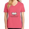 Cotton Women's V-neck Tee sing united test Thumbnail