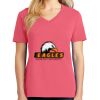 Cotton Women's V-neck Tee sing united test Thumbnail