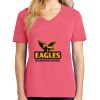 Cotton Women's V-neck Tee sing united test Thumbnail