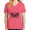 Cotton Women's V-neck Tee sing united test Thumbnail