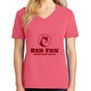 Cotton Women's V-neck Tee sing united test Thumbnail