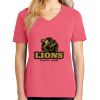 Cotton Women's V-neck Tee sing united test Thumbnail
