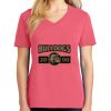 Cotton Women's V-neck Tee sing united test Thumbnail