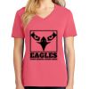Cotton Women's V-neck Tee sing united test Thumbnail