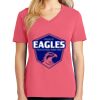 Cotton Women's V-neck Tee sing united test Thumbnail