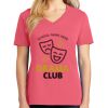 Cotton Women's V-neck Tee sing united test Thumbnail