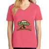 Cotton Women's V-neck Tee sing united test Thumbnail