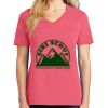 Cotton Women's V-neck Tee sing united test Thumbnail
