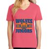 Cotton Women's V-neck Tee sing united test Thumbnail