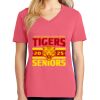 Cotton Women's V-neck Tee sing united test Thumbnail