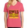 Cotton Women's V-neck Tee sing united test Thumbnail
