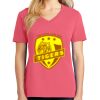Cotton Women's V-neck Tee sing united test Thumbnail