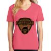 Cotton Women's V-neck Tee sing united test Thumbnail