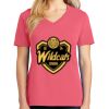 Cotton Women's V-neck Tee sing united test Thumbnail