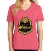 Cotton Women's V-neck Tee sing united test Thumbnail
