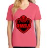 Cotton Women's V-neck Tee sing united test Thumbnail