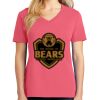 Cotton Women's V-neck Tee sing united test Thumbnail