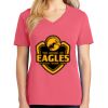 Cotton Women's V-neck Tee sing united test Thumbnail