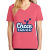 Cotton Women's V-neck Tee sing united test Thumbnail