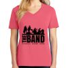 Cotton Women's V-neck Tee sing united test Thumbnail