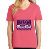 Cotton Women's V-neck Tee sing united test Thumbnail