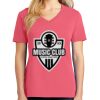 Cotton Women's V-neck Tee sing united test Thumbnail