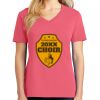 Cotton Women's V-neck Tee sing united test Thumbnail