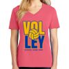 Cotton Women's V-neck Tee sing united test Thumbnail