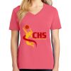Cotton Women's V-neck Tee sing united test Thumbnail