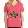 Cotton Women's V-neck Tee sing united test Thumbnail