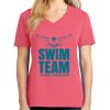 Cotton Women's V-neck Tee sing united test Thumbnail